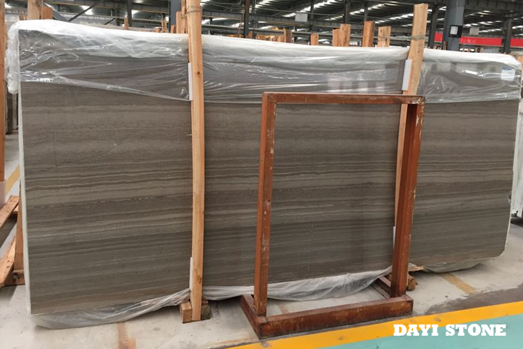 Big Slabs Marble Coffee Wood Surface polished edges natural 240up x 140up x 2cm - Dayi Stone